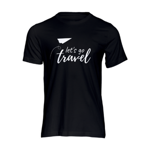 Let's Go Travel tshirt | Crowned by Jelani tee ladies and unisex sizes