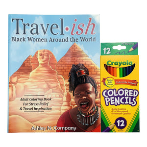  Black Women Around the World + Coloring Pencils