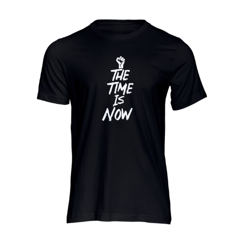 The Time Is Now tshirt | Crowned by Jelani tee ladies and unisex sizes